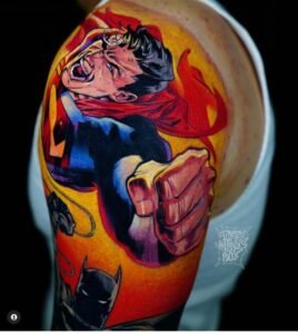 Superman tattoo