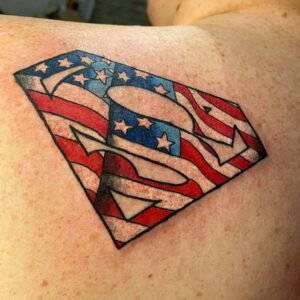 Superman tattoo