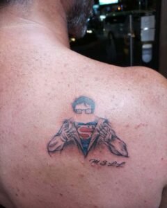 Superman tattoo