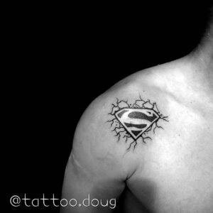 Superman tattoo