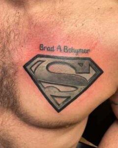 Superman tattoo