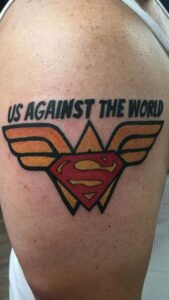 Superman tattoo