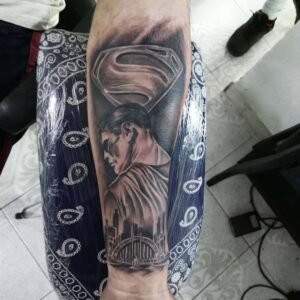 Superman tattoo