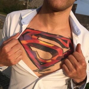 Superman tattoo