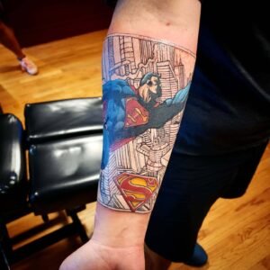 Superman tattoo