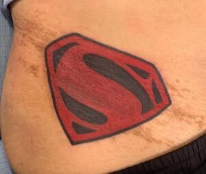 Superman tattoo