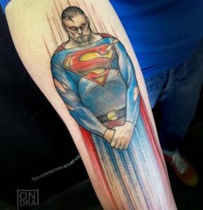 Superman tattoo