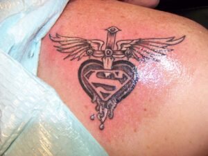 Superman tattoo