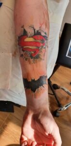 Superman tattoo