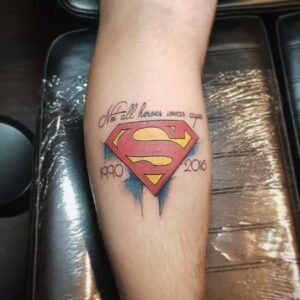 Superman tattoo