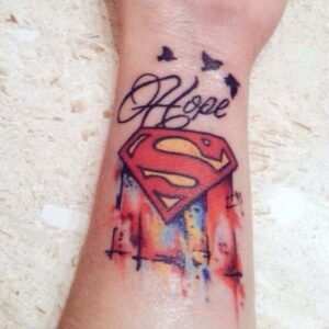 Superman tattoo