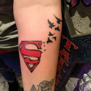 Superman tattoo