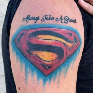 Superman tattoo