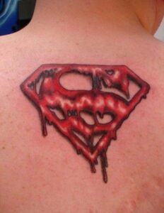 Superman tattoo