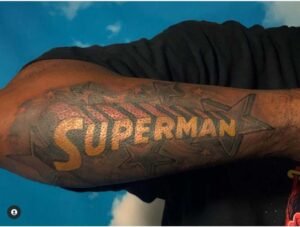 Superman tattoo