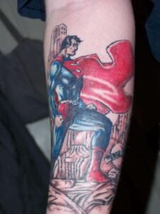 Superman tattoo