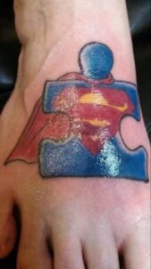 Superman tattoo