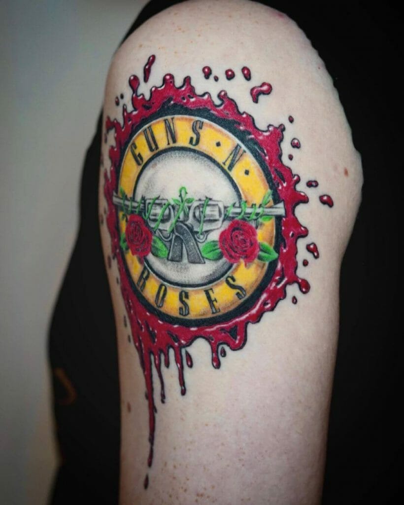 Guns N' Roses logo tattoo