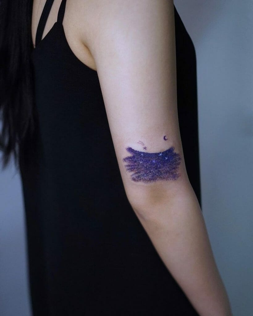 The moon and star tattoo