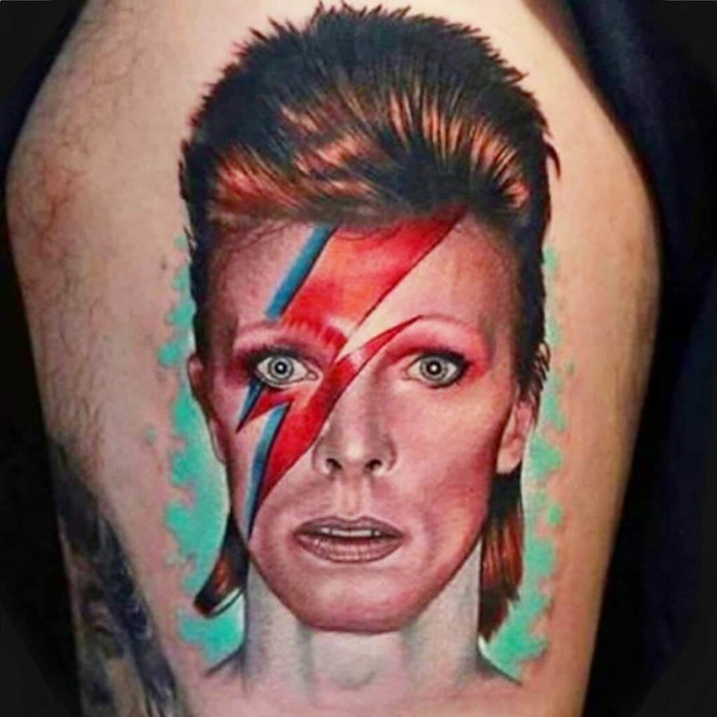 The realistic David Bowie Tattoo