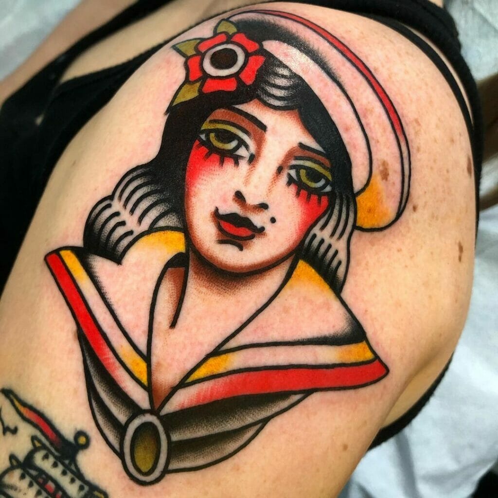 The Sailor Lady Military Tattoo