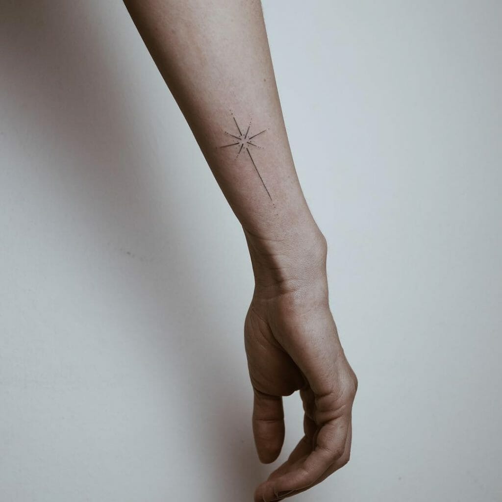 The lonely star tattoo