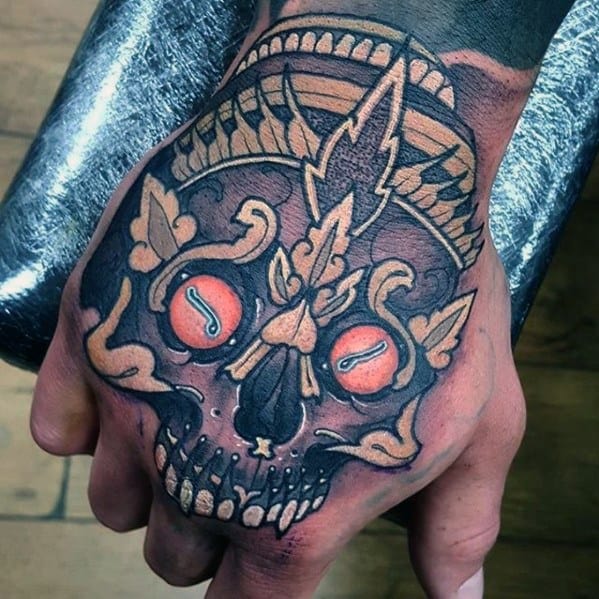 Tibetan Skull Tattoo