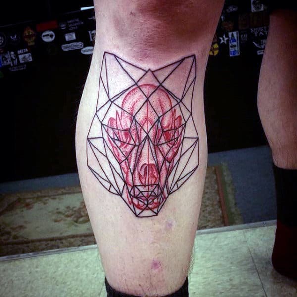 Wolf Skull Tattoo