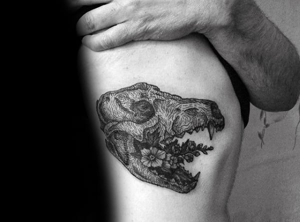 Wolf Skull Tattoo