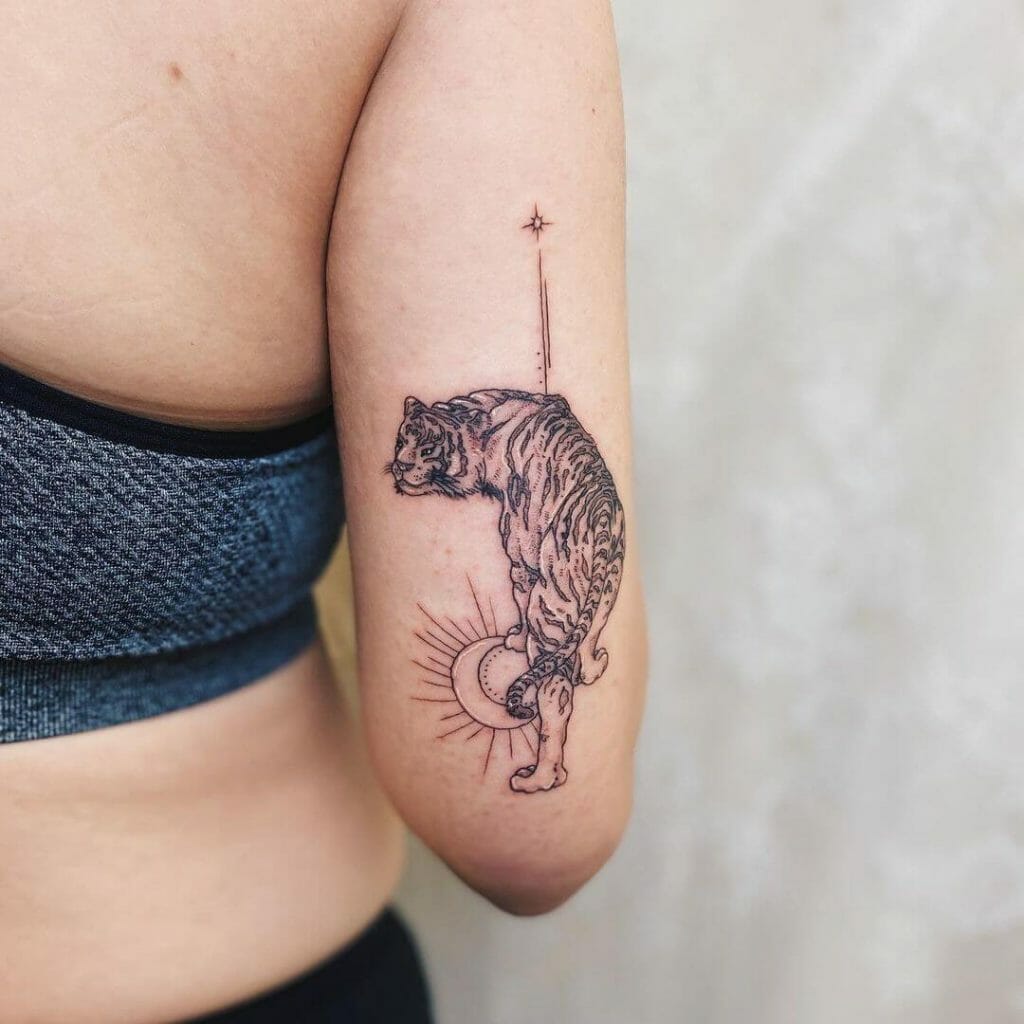 Yin White Tiger Tattoo