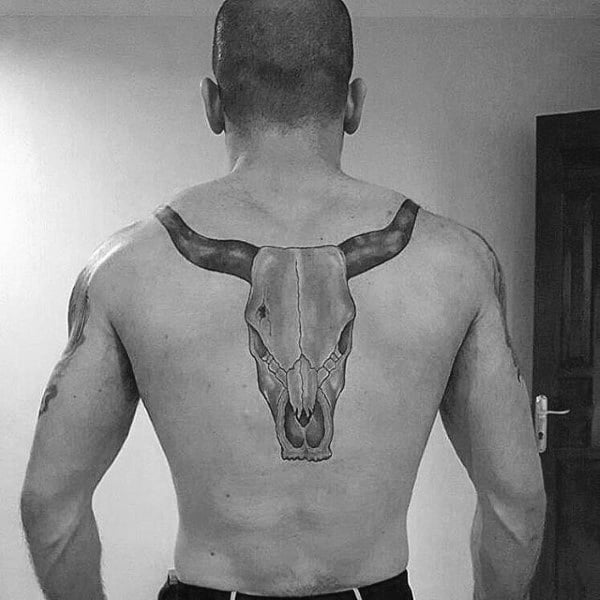 Bull Skull Tattoo