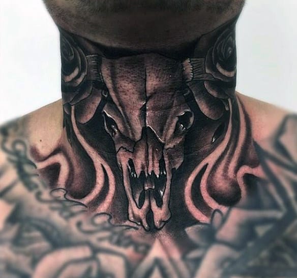 Bull Skull Tattoo