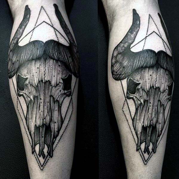 Bull Skull Tattoo