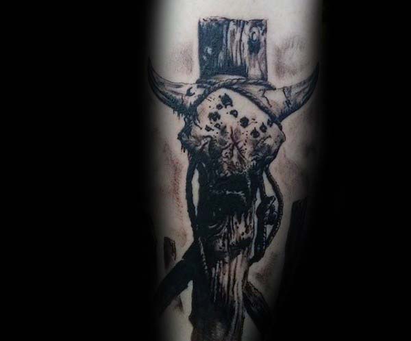 Bull Skull Tattoo