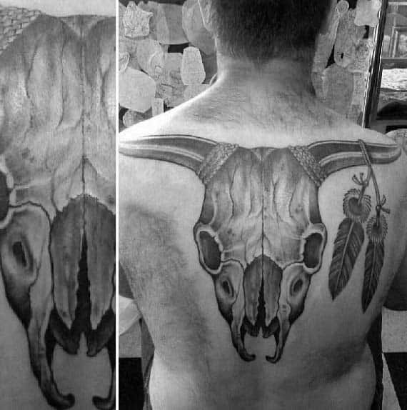 Bull Skull Tattoo