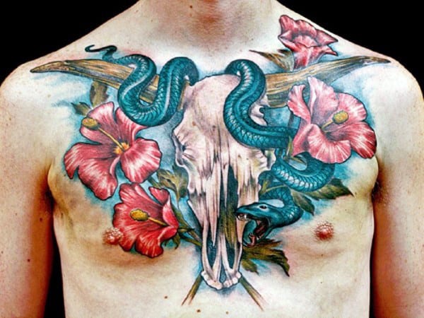 Bull Skull Tattoo