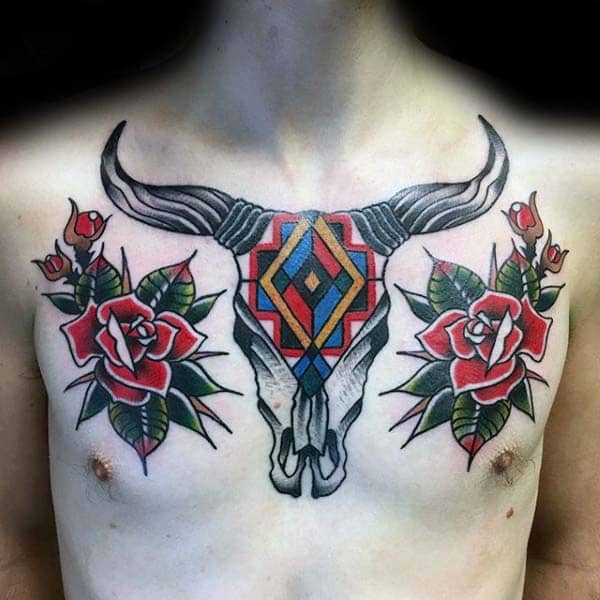 Bull Skull Tattoo