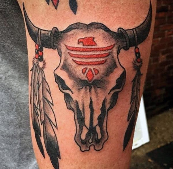 Bull Skull Tattoo