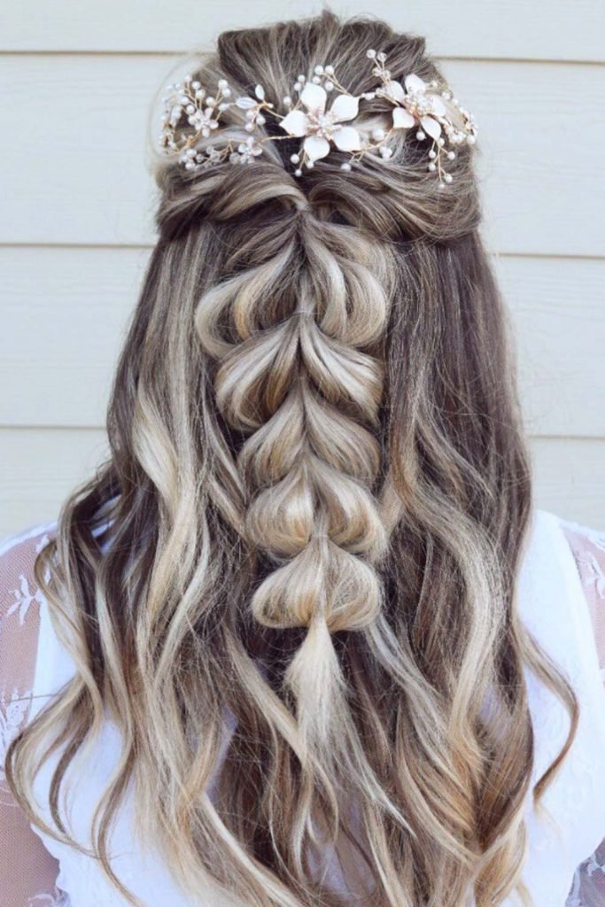 Pull Through Braid On Wavy Hair