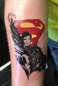 Superman tattoo