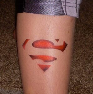 Superman tattoo