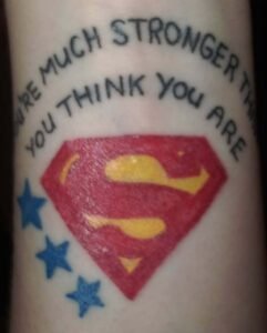 Superman tattoo