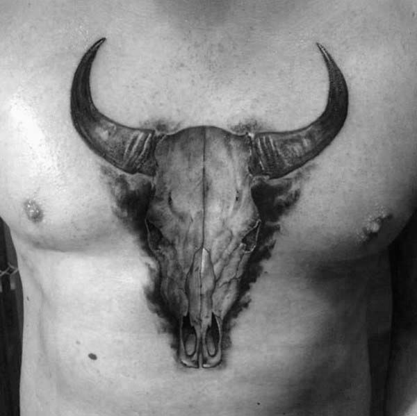 Bull Skull Tattoo