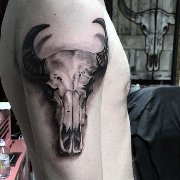 Bull Skull Tattoo