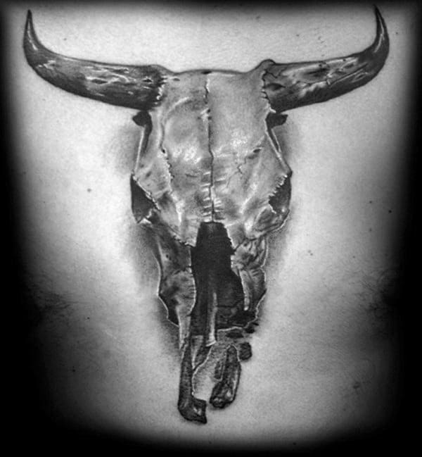 Bull Skull Tattoo