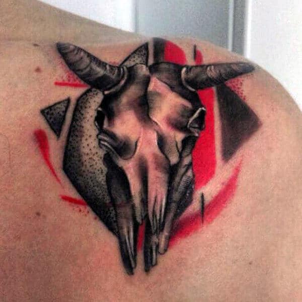 Bull Skull Tattoo