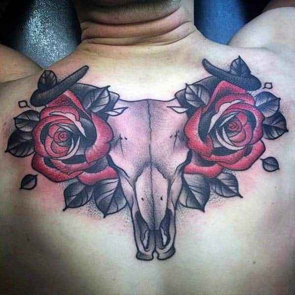 Bull Skull Tattoo