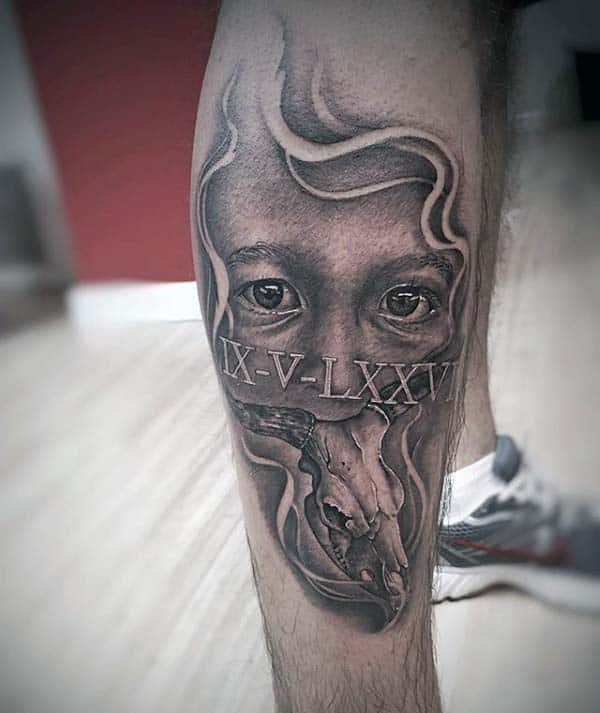 Bull Skull Tattoo