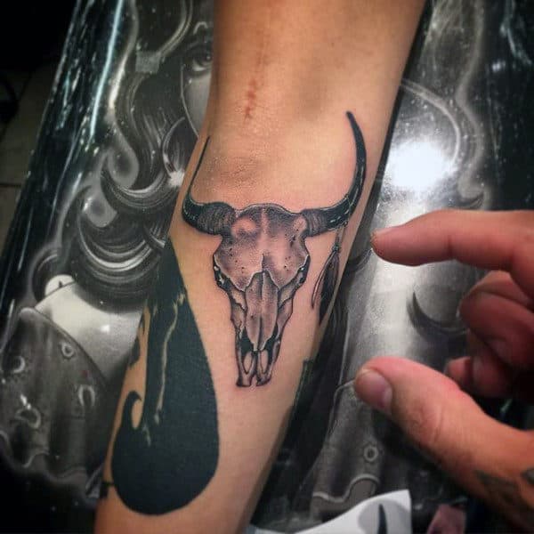 Bull Skull Tattoo