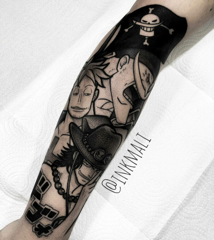 Whitebeard crew tattoo